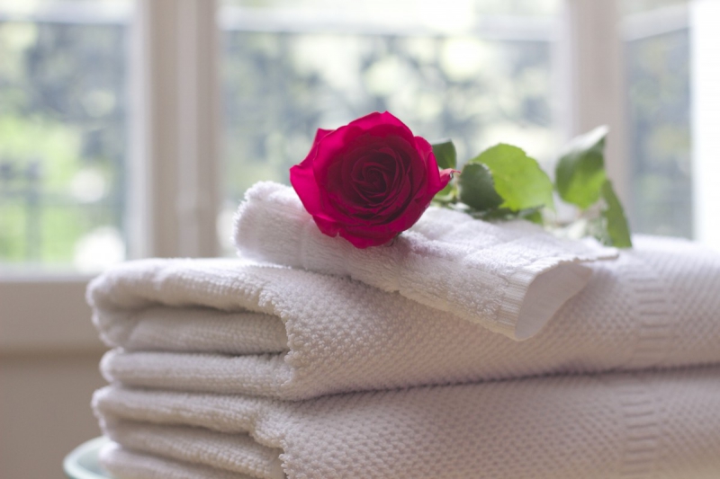 hotel-LA FARLEDE-min_towel_rose_clean_care_salon_spa_white_bath-731641